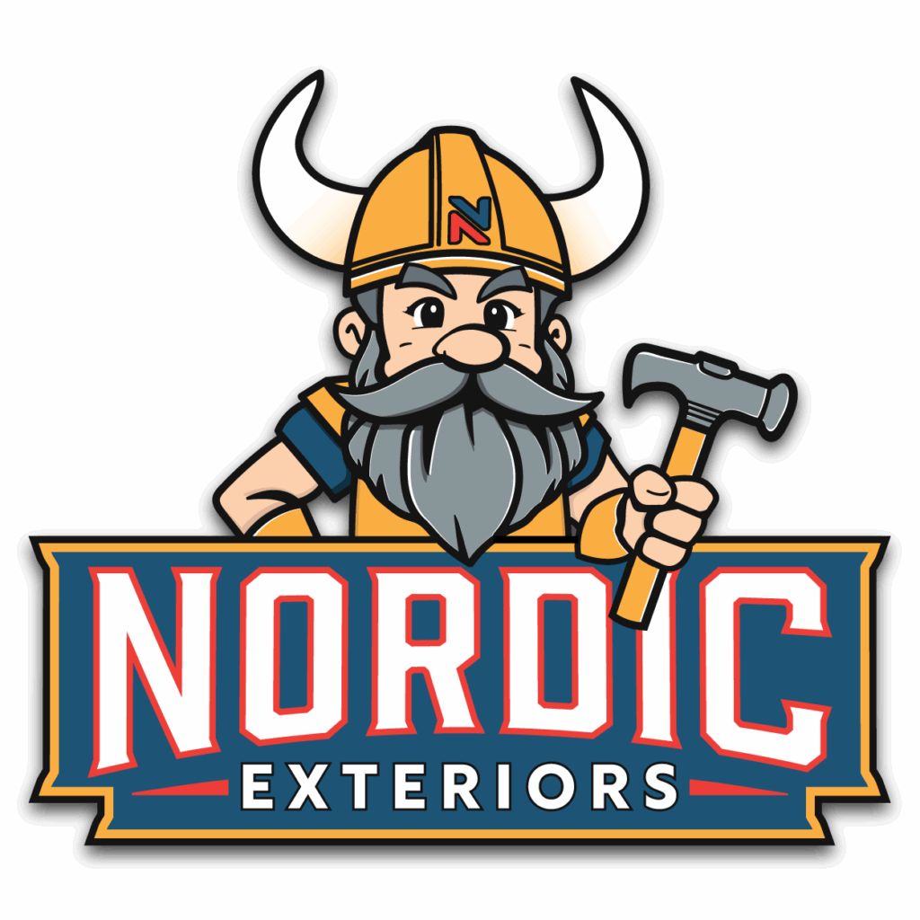 nordic exteriors minnesota roofer logo