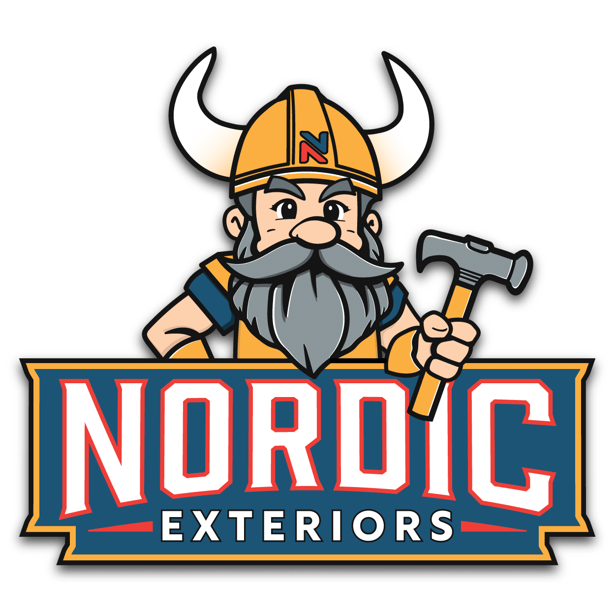 nordic exteriors minnesota roofer logo