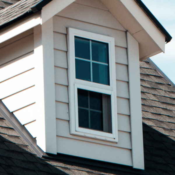 Photo of home showing a new window installation in Wisconsin